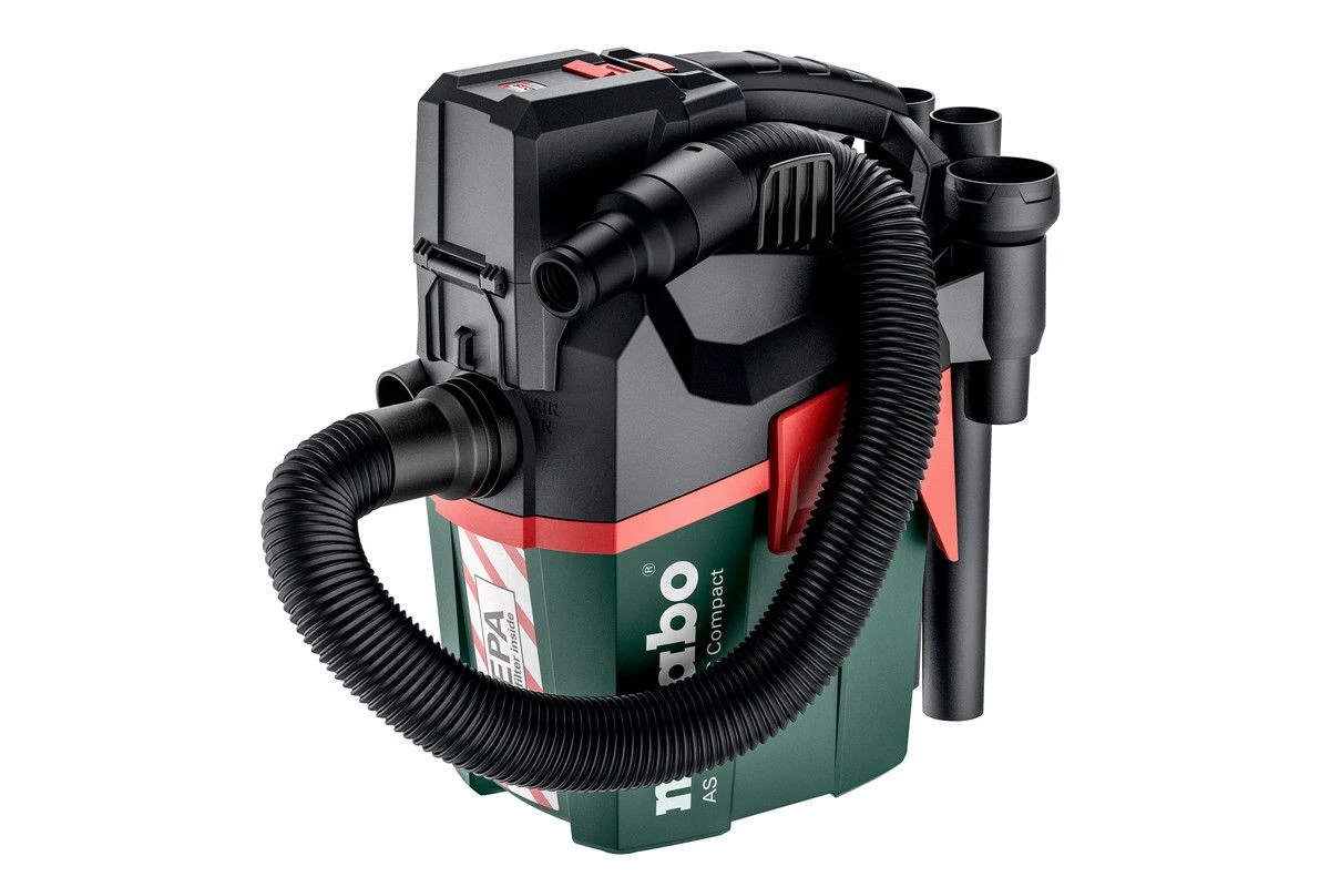 Metabo AS 18 HEPA PC Compact 18V Li-Ion Accu Alleszuiger / Bouwstofzuiger Body - HEPA - 6L - 602029850 1 Metabo AS 18 HEPA PC Compact 18V Li-Ion Accu Alleszuiger / Bouwstofzuiger Body - HEPA - 6L - 602029850