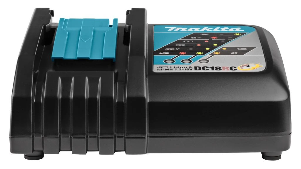 Makita DC18RC 14.4V - 18V Li-Ion Accu Snellader Met Actieve Koeling - 195584-2 2 Makita DC18RC 14.4V - 18V Li-Ion Accu Snellader Met Actieve Koeling - 195584-2 - Afbeelding 2