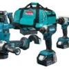 Makita DLX4155TX1 18V Li-ion Accu 4-delige Combiset (2x 5.0Ah Accu) In Tas