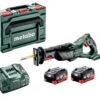 Metabo SSE 18 LTX BL 18V LiHD Accu Reciprozaag Set (2x 8.0Ah) In MetaBOX- 32mm - Koolborstelloos