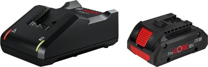 Bosch 1600A01U7U 18V Li-Ion Accu Starterset (1x ProCORE 4.0Ah Accu) + Snellader 1 Bosch 1600A01U7U 18V Li-Ion Accu Starterset (1x ProCORE 4.0Ah Accu) + Snellader