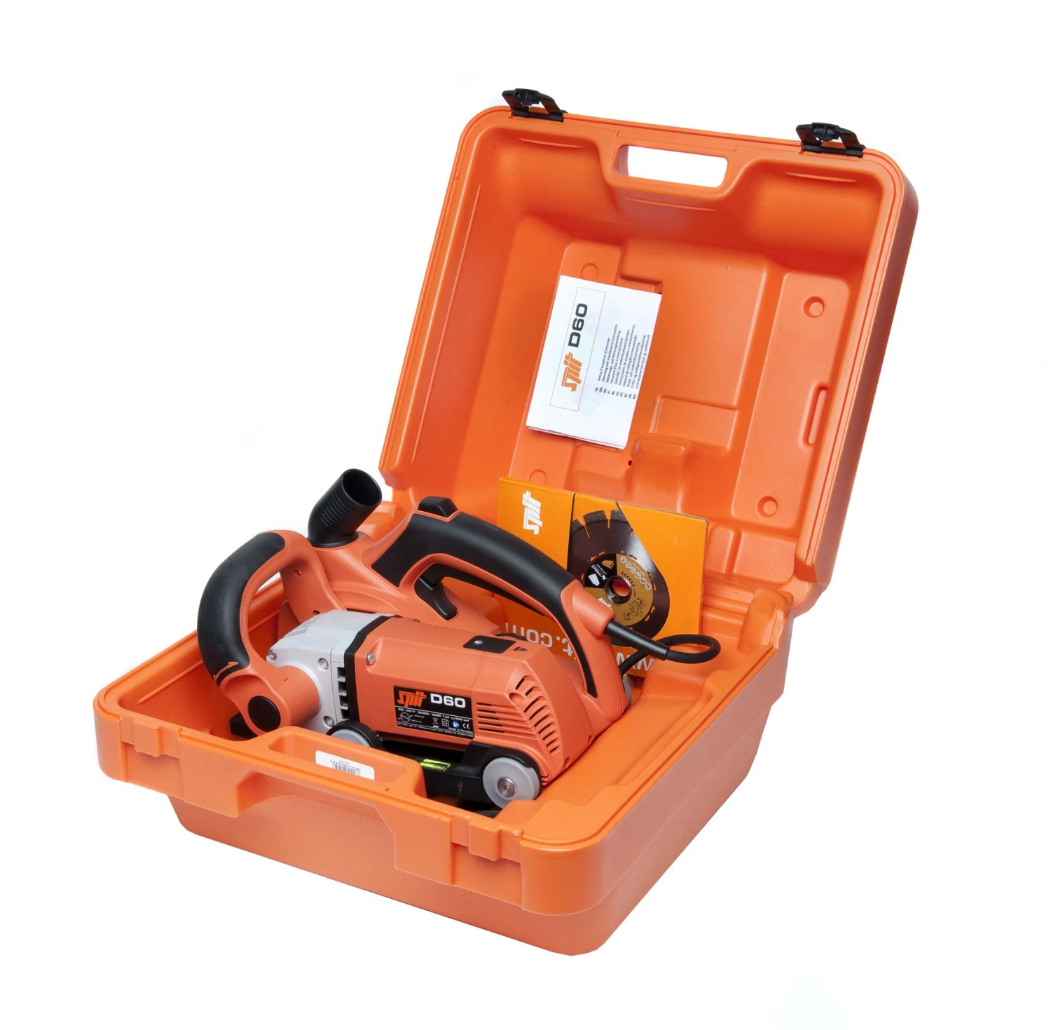 Spit D60 Sleuvenzaagmachine Set In Koffer - 1600W - 140mm - Incl. Diamantschijven 2 Spit D60 Sleuvenzaagmachine Set In Koffer - 1600W - 140mm - Incl. Diamantschijven - Afbeelding 2