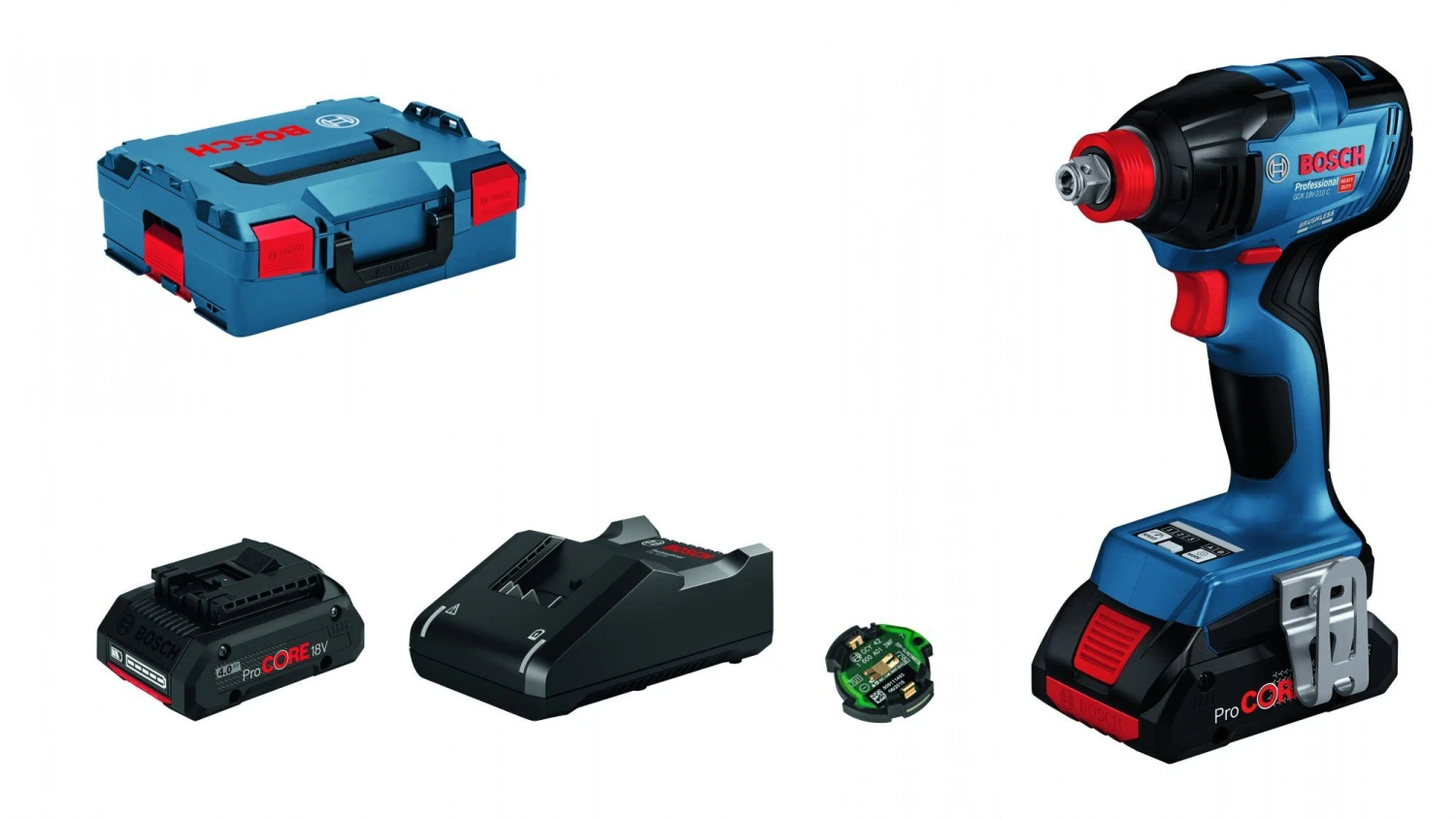 Bosch GDX 18V-210 C 18V Li-ion Accu Slagschroevendraaier/slagmoeraanzetter Set (2x4.0Ah) In L-Boxx 2 Bosch GDX 18V-210 C 18V Li-ion Accu Slagschroevendraaier/slagmoeraanzetter Set (2x4.0Ah) In L-Boxx - Afbeelding 2