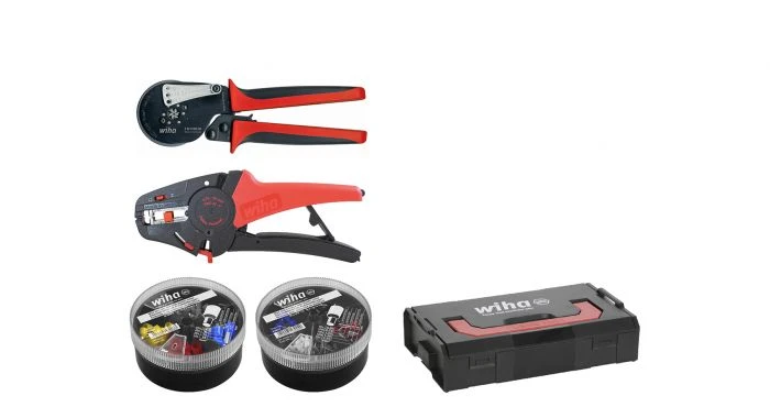 Wiha 9300-1003 5-delige Afstrip-/krimpgereedschapset - 43987 1 Wiha 9300-1003 5-delige Afstrip-/krimpgereedschapset - 43987