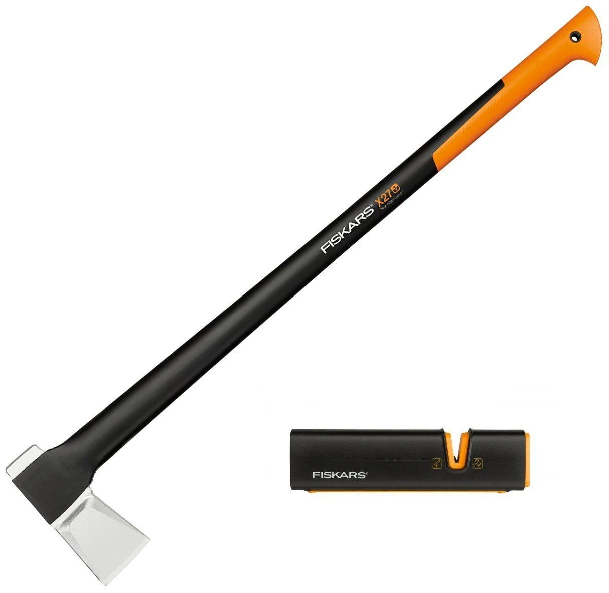 Fiskars X27 Kloofbijl XXL Incl. XSharp Bijl- En Messenslijper - 920mm 1 Fiskars X27 Kloofbijl XXL Incl. XSharp Bijl- En Messenslijper - 920mm