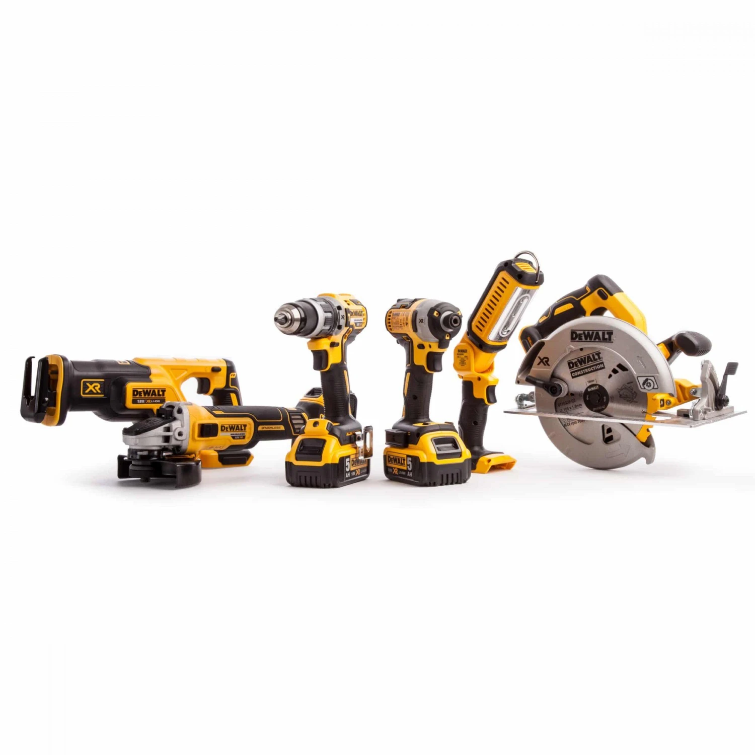 Dewalt DCK623P3 XR 18V Li-ion Accu 6 Delige Combiset (3x 5.0Ah Accu) In Koffer 2 Dewalt DCK623P3 XR 18V Li-ion Accu 6 Delige Combiset (3x 5.0Ah Accu) In Koffer - Afbeelding 2