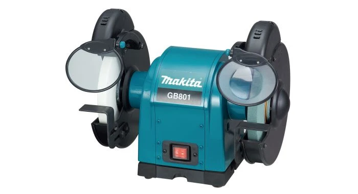 Makita GB801 Dubbele Tafelslijpmachine - 550W - 205 X 15,88 X 19mm 1 Makita GB801 Dubbele Tafelslijpmachine - 550W - 205 X 15,88 X 19mm