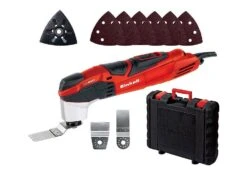 Nieuwe Producten 1 Einhell TE-MG 200 CE Multitool + 9 Delige Accessoireset In Koffer - 200W - 4465040