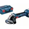 Bosch GWS 18V-7 18V Li-Ion Accu Haakse Slijper Body In L-Boxx - 125mm - Koolborstelloos
