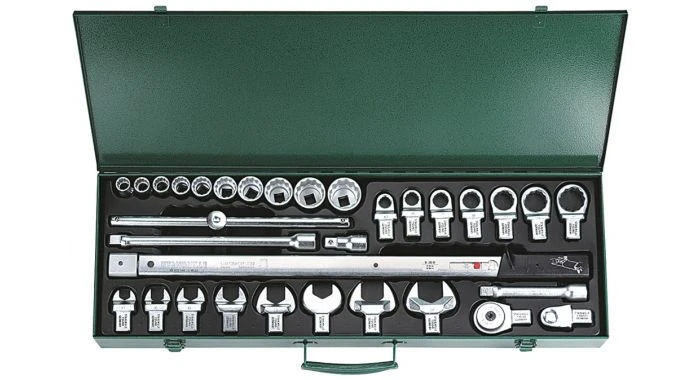 Stahlwille 730R/40/32 32-Delige Momentsleutelset In Metalen Koffer - 80-400Nm - 1/2" - 14 X 18mm - 96502053 1 Stahlwille 730R/40/32 32-Delige Momentsleutelset In Metalen Koffer - 80-400Nm - 1/2" - 14 X 18mm - 96502053
