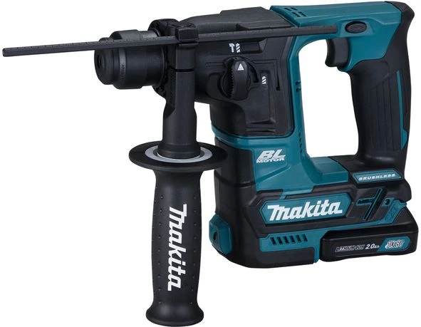 Makita HR166DSAJ 10.8V Li-Ion Accu SDS-plus Boorhamer Set (2x 2.0Ah Accu) In Mbox- 1,1J - Koolborstelloos 1 Makita HR166DSAJ 10.8V Li-Ion Accu SDS-plus Boorhamer Set (2x 2.0Ah Accu) In Mbox- 1,1J - Koolborstelloos