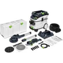 Festool PLANEX LHS 2 225/CTM 36-Set Wandschuurmachine Set Incl. Bouwstofzuiger Incl. Systainer - 400W - 220mm - 576698