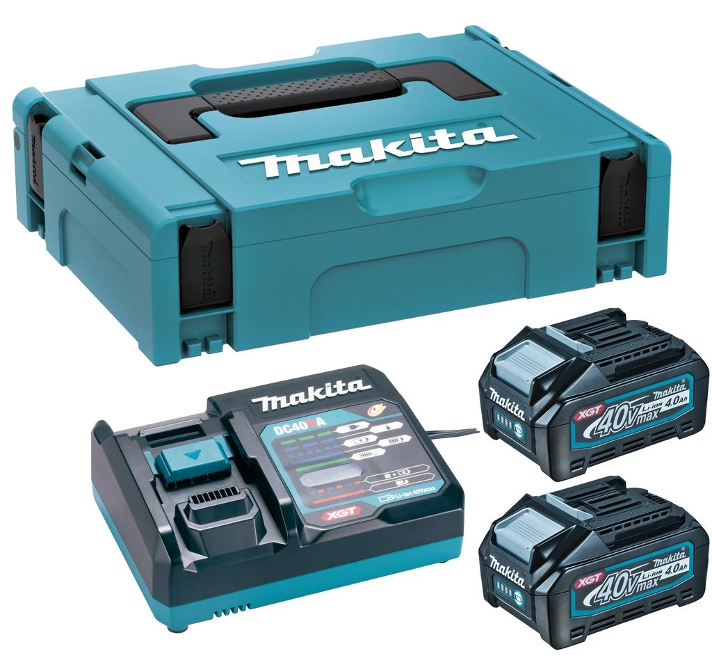 Makita 191J97-1 Startset XGT 40 V Max DC40RA/2xBL4040 2 Makita 191J97-1 Startset XGT 40 V Max DC40RA/2xBL4040 - Afbeelding 2