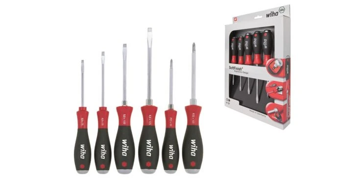 Wiha 530 ZK6 6-delige SoftFinish Schroevendraaierset - Sleuf/Pozidrive - 21251 1 Wiha 530 ZK6 6-delige SoftFinish Schroevendraaierset - Sleuf/Pozidrive - 21251