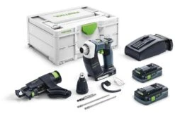 Festool DURADRIVE DWC 18-4500 HPC4,0 I-Plus 18V Li-Ion Bandschroefmachine Set (2x 4,0Ah) In Systainer - 14Nm - Koolborstelloos - 576502 -Hulpmiddelen Voor Thuis 6519cb6e5a3a3962c7d90fb8d967129b