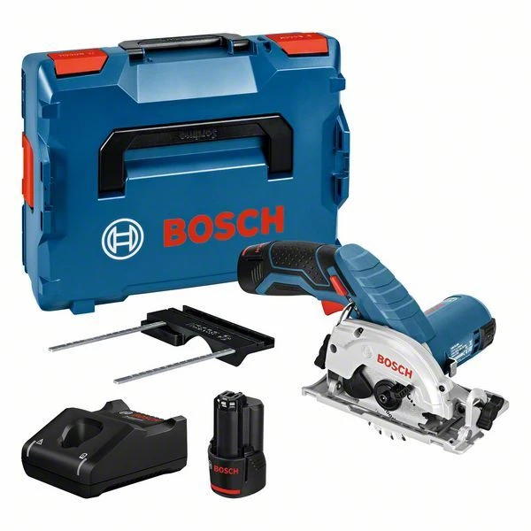 Bosch GKS 12V-26 12V Li-Ion Accu Cirkelzaag Set (2x 3.0Ah Accu) In L-Boxx - 85mm - 06016A1005 1 Bosch GKS 12V-26 12V Li-Ion Accu Cirkelzaag Set (2x 3.0Ah Accu) In L-Boxx - 85mm - 06016A1005