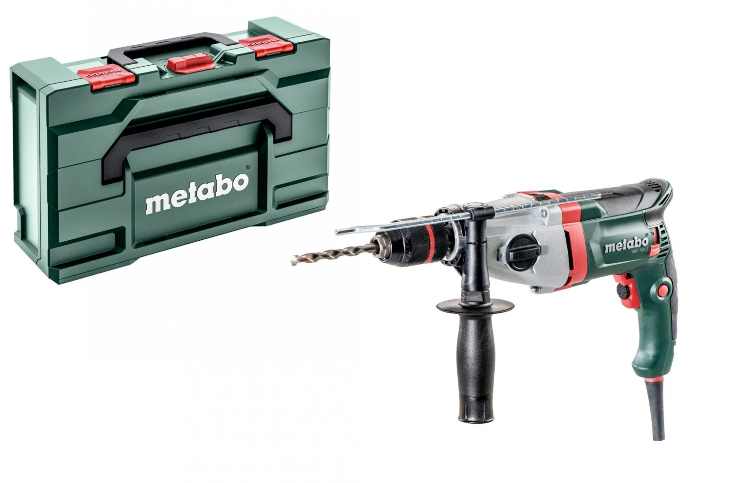 Metabo SBE 780-2 Klopboormachine Met Snelspanboorkop Futuro Plus In Koffer - 780W - 600781500 1 Metabo SBE 780-2 Klopboormachine Met Snelspanboorkop Futuro Plus In Koffer - 780W - 600781500