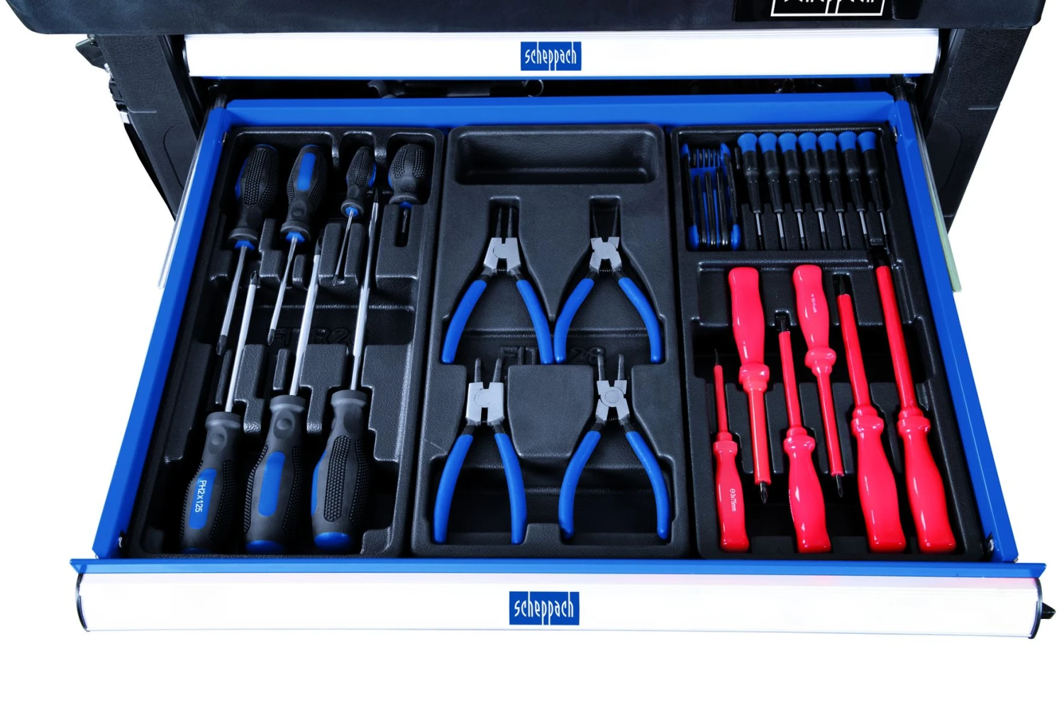 Scheppach TW1000 263-delige Gereedschapswagen - Staal - 450kg - 5909304900 20 Scheppach TW1000 263-delige Gereedschapswagen - Staal - 450kg - 5909304900 - Afbeelding 20