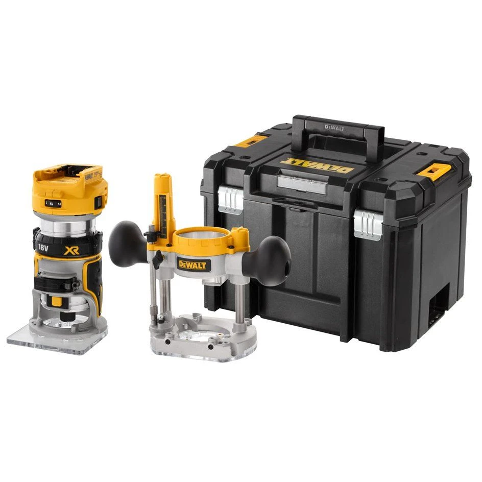 DeWALT DCW604P2-QW 18V XR Li-Ion Accu Boven- En Kantenfrees Set (2x 5,0Ah) In TSTAK - 30mm 2 DeWALT DCW604P2-QW 18V XR Li-Ion Accu Boven- En Kantenfrees Set (2x 5,0Ah) In TSTAK - 30mm - Afbeelding 2