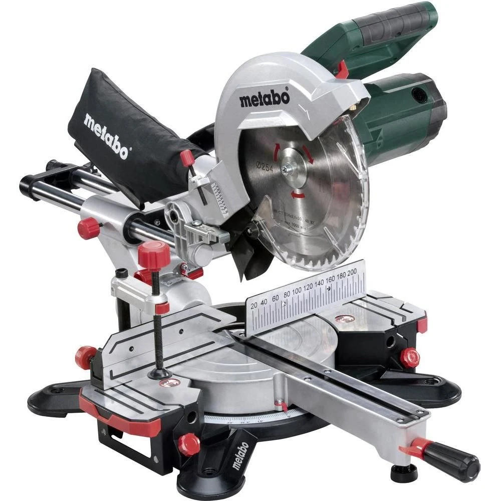 Metabo KGS 254 M Afkortzaag Incl. Onderstel (KSU 401) - 1800W - 254 X 30mm - 690860000 2 Metabo KGS 254 M Afkortzaag Incl. Onderstel (KSU 401) - 1800W - 254 X 30mm - 690860000 - Afbeelding 2
