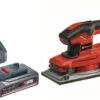 Einhell TE-OS 18/230 Li 18V Li-Ion Accu Vlakschuurmachine Set (met 2.5Ah Accu Starterset)