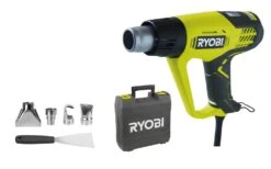 Ryobi EHG2020LCD Heteluchtpistool Incl. Accessoires In Koffer - 2000W - 5133001730