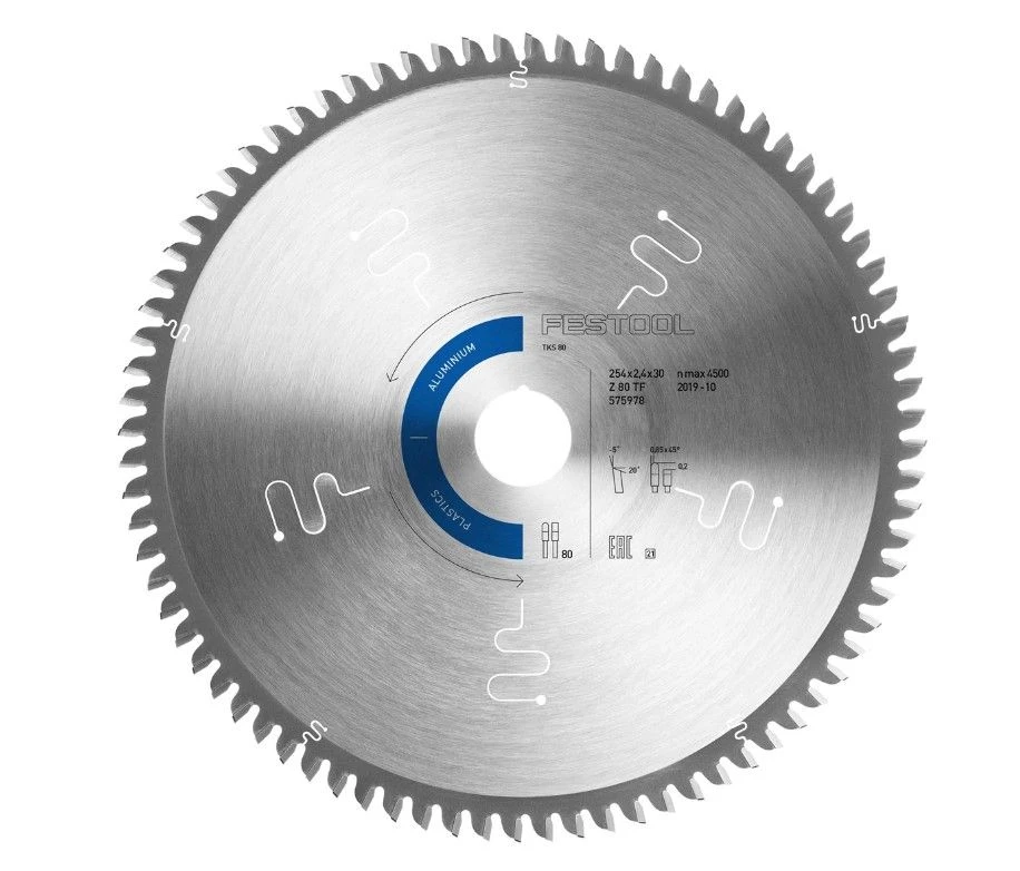 Festool TKS 80 EBS Zaagtafel - 2200W - 254mm Met Extra Zaagblad 3 Festool TKS 80 EBS Zaagtafel - 2200W - 254mm Met Extra Zaagblad - Afbeelding 3