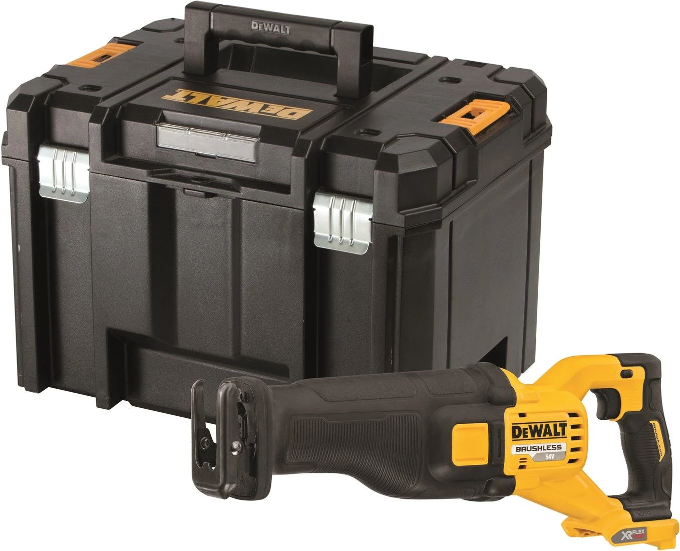 DeWALT DCS389X2-QW 54V Li-ion FlexVolt Accu Reciprozaag Set (2x 9.0Ah) In TSTAK Koffer 2 DeWALT DCS389X2-QW 54V Li-ion FlexVolt Accu Reciprozaag Set (2x 9.0Ah) In TSTAK Koffer - Afbeelding 2