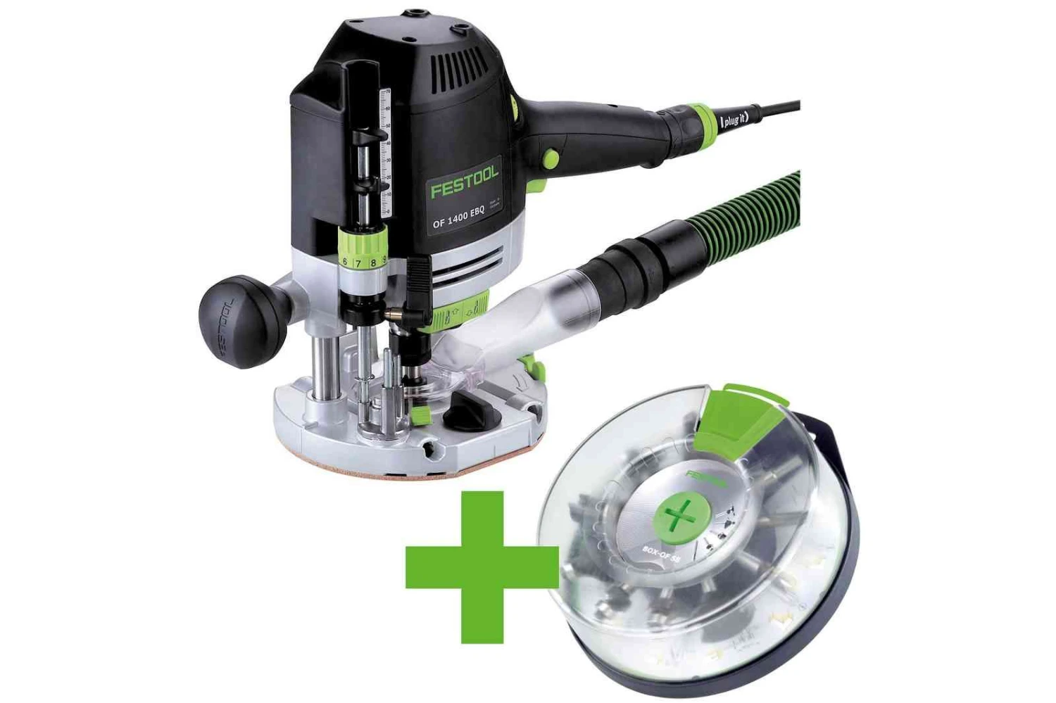 Festool OF 1400 EBQ-Plus Bovenfrees + Box-OF-S In Systainer 1400W - 70 Mm - 576540 2 Festool OF 1400 EBQ-Plus Bovenfrees + Box-OF-S In Systainer 1400W - 70 Mm - 576540 - Afbeelding 2