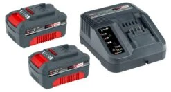Einhell 4512098 18V Power-X-Change Li-Ion Accu Starterset (2x 3.0Ah) + Lader