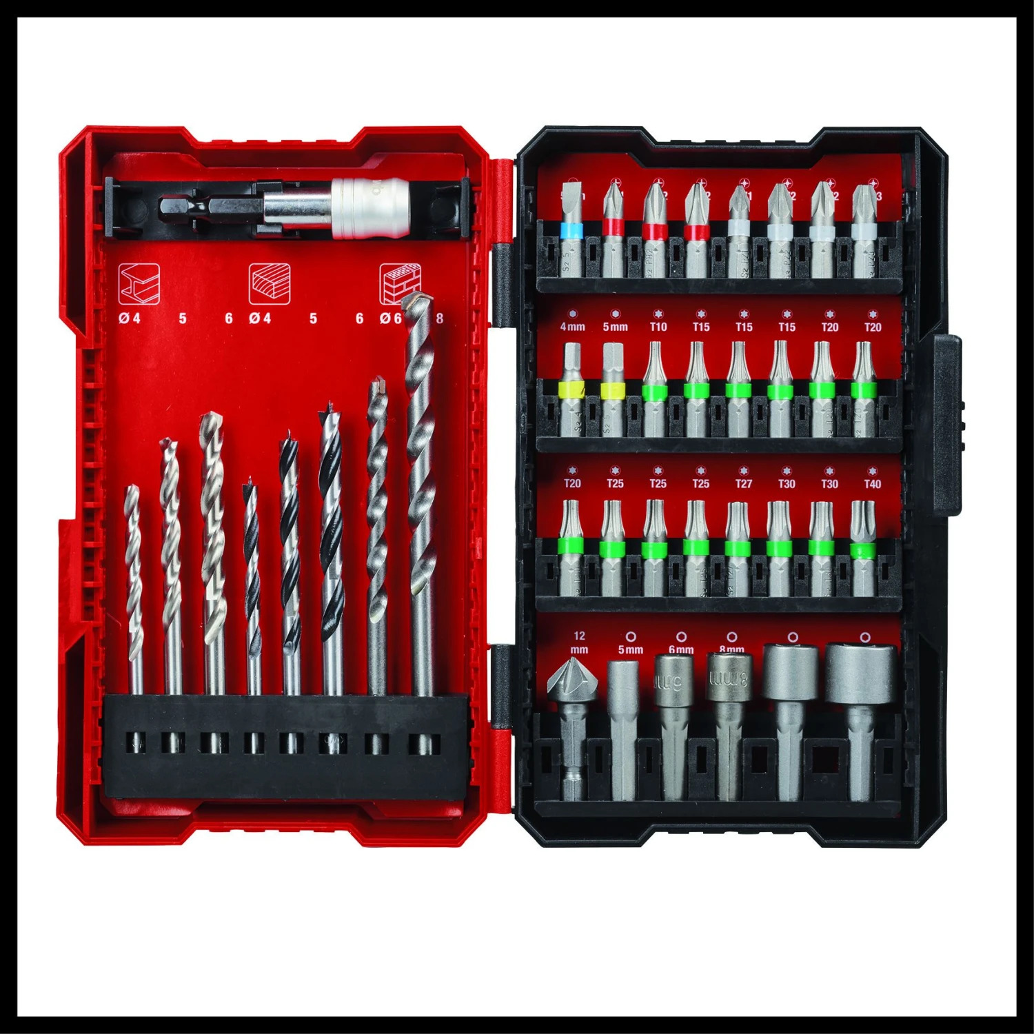 Einhell TP-CD 18/60 Li-i BL Kit 2.0 Ah + 39-delige Boor-/bitset - Accu Klopboor-/Schroefmachine - 2 Accu's - Power X-Change 6 Einhell TP-CD 18/60 Li-i BL Kit 2.0 Ah + 39-delige Boor-/bitset - Accu Klopboor-/Schroefmachine - 2 Accu's - Power X-Change - Afbeelding 6