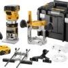 DeWALT DCW604P2-QW 18V XR Li-Ion Accu Boven- En Kantenfrees Set (2x 5,0Ah) In TSTAK - 30mm