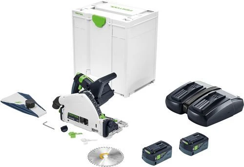 Festool TSC 55 5,0 KEBI-Plus/XL 18V Li-Ion Accu Invalzaag Set (2x 5,0Ah) In Systainer - 160mm - 577342 1 Festool TSC 55 5,0 KEBI-Plus/XL 18V Li-Ion Accu Invalzaag Set (2x 5,0Ah) In Systainer - 160mm - 577342