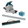 Makita DSP601ZJU2 36V (2x 18V) Li-Ion Accu Invalcirkelzaag Body In Mbox (AWS) Incl. Geleiderail - 20 X 165mm - Koolborstelloos