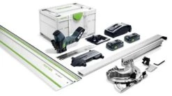 Festool ISC 240 HPC4,0 EB-PlusXL-FS 18V Li-Ion Accu Isolatiezaagmachine Set (2x 4,0Ah) In Systainer - 240mm - 576572