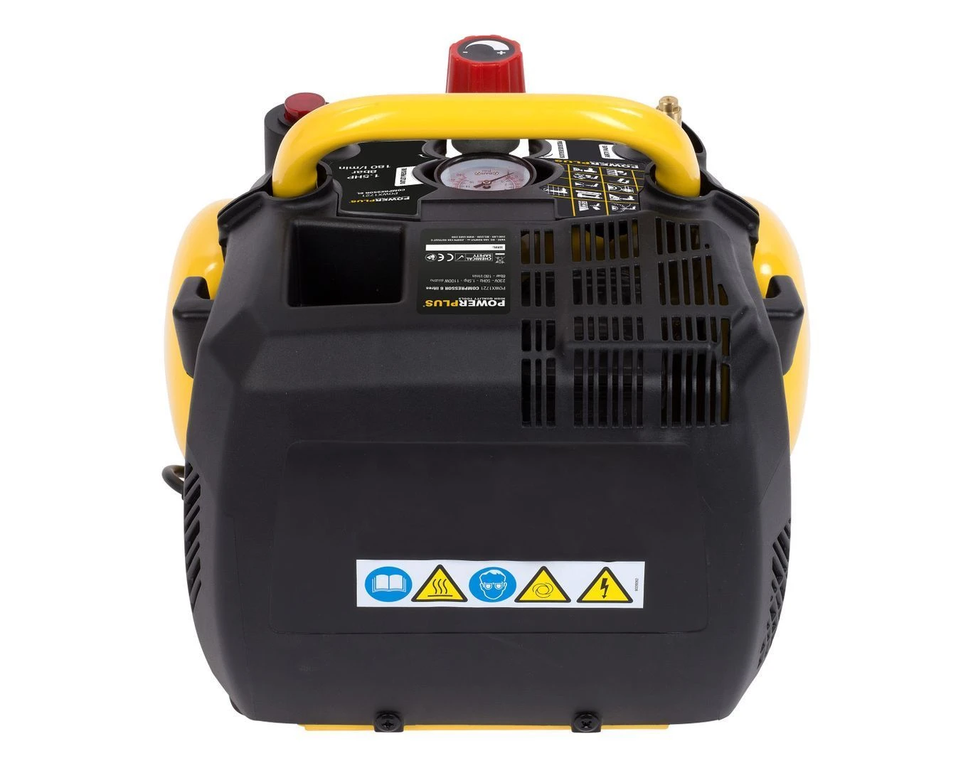 Powerplus POWX1721 Compressor - 1100W - 6L - Olievrij 4 Powerplus POWX1721 Compressor - 1100W - 6L - Olievrij - Afbeelding 4