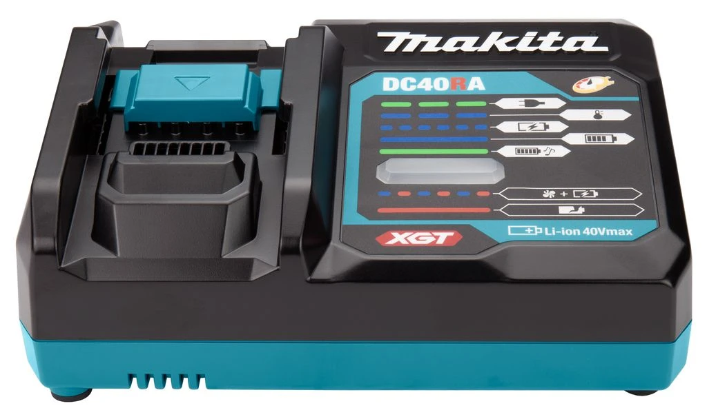 Makita DC40RA XGT 40 V Max Li-Ion Accu Snellader - 191E07-8 1 Makita DC40RA XGT 40 V Max Li-Ion Accu Snellader - 191E07-8