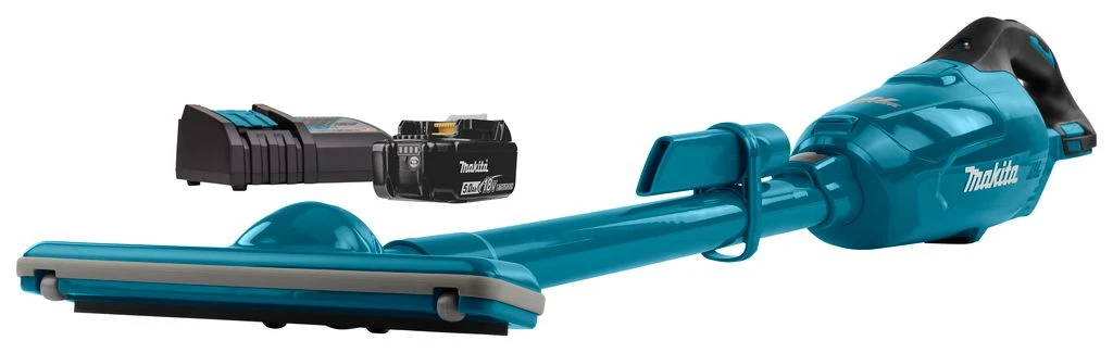 Makita DCL282FRT 18V Li-Ion Accu Steelstofzuiger Blauw Set (1x 5,0Ah) - 0,5L - Koolborstelloos 1 Makita DCL282FRT 18V Li-Ion Accu Steelstofzuiger Blauw Set (1x 5,0Ah) - 0,5L - Koolborstelloos