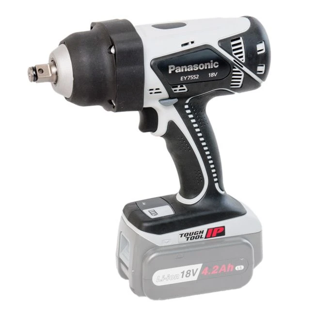 Panasonic EY7552X 18V Li-Ion Accu Slagmoersleutel Body - 470Nm - 1/2" - Koolborstelloos 1 Panasonic EY7552X 18V Li-Ion Accu Slagmoersleutel Body - 470Nm - 1/2" - Koolborstelloos