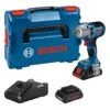 Bosch GDS 18V-450 HC 18V Li-ion Accu Slagmoeraanzetter Set (2x 4.0Ah) In L-Boxx + CoMo - 450 Nm