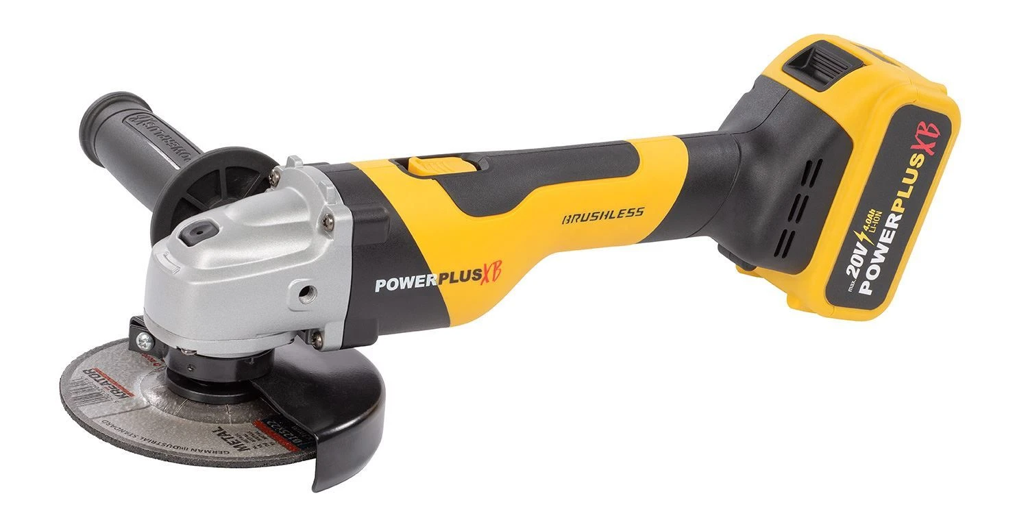 Powerplus POWXB20050 20V Li-Ion Accu Haakse Slijper Set (1x 4.0Ah Accu) In Koffer - Koolborstelloos 3 Powerplus POWXB20050 20V Li-Ion Accu Haakse Slijper Set (1x 4.0Ah Accu) In Koffer - Koolborstelloos - Afbeelding 3