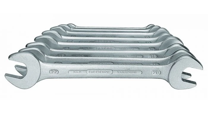 Gedore 6-8 8-delige Steeksleutelset - 6-22mm - 6077380 1 Gedore 6-8 8-delige Steeksleutelset - 6-22mm - 6077380