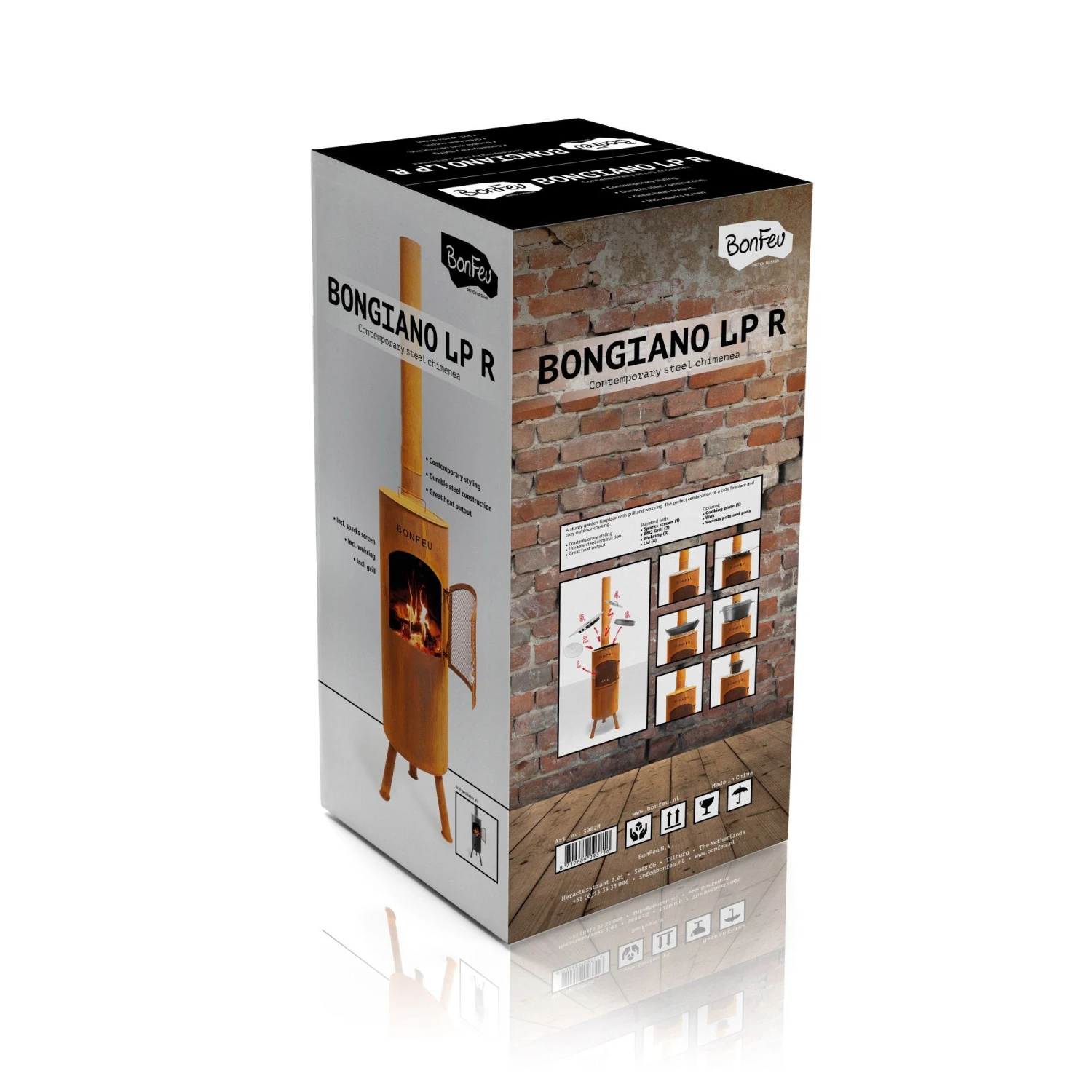 BonFeu 3002R Tuinhaard BonGiano LP - Roest - 164cm - 30cm 10 BonFeu 3002R Tuinhaard BonGiano LP - Roest - 164cm - 30cm - Afbeelding 10